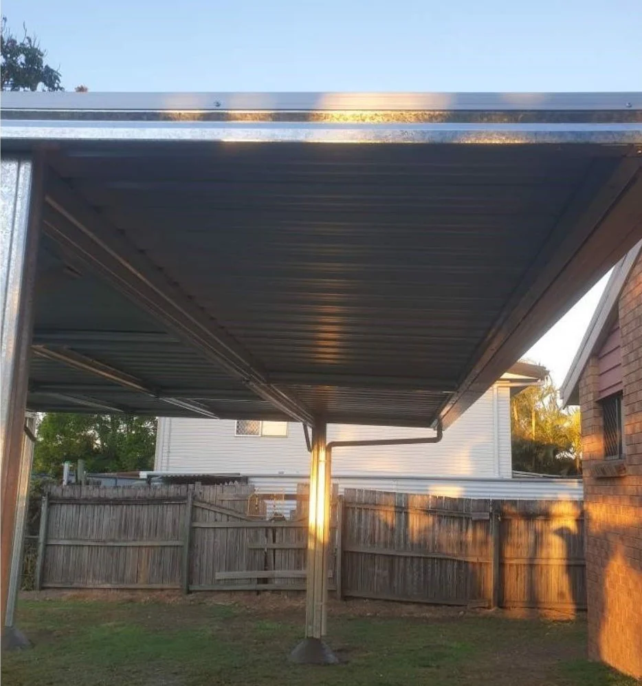 Double Flat Roof Budget Carports DIY👍 - Image 4