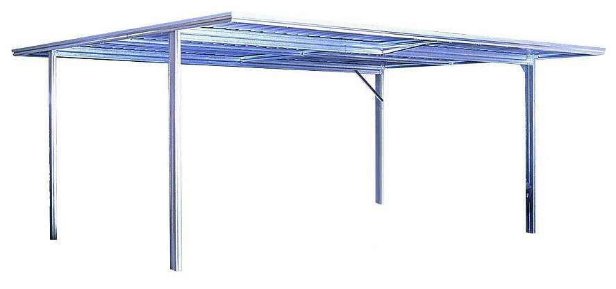 Double Flat Roof Budget Carports DIY👍 - Image 5