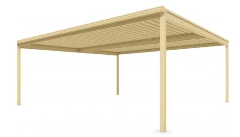 Double Flat Roof Skillion Carport - Image 3
