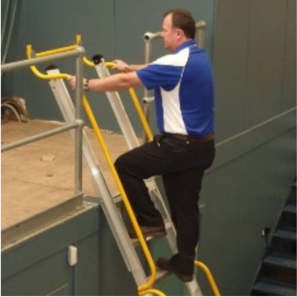 Mezz-Brackets create a Movable Mezzanine Ladder - Image 3