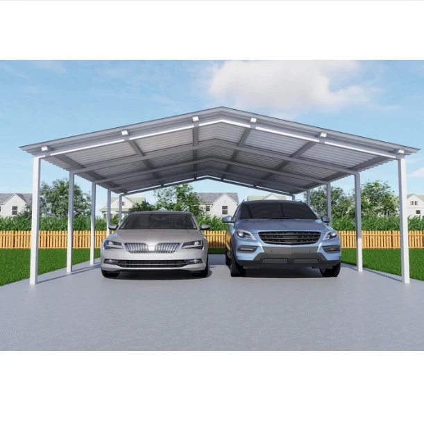 Portable Carport - Double Gable Hi Wind - Image 2